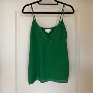 Emerald Green Lace Detailed Tank